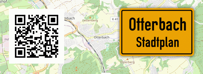 Stadtplan Otterbach, Pfalz