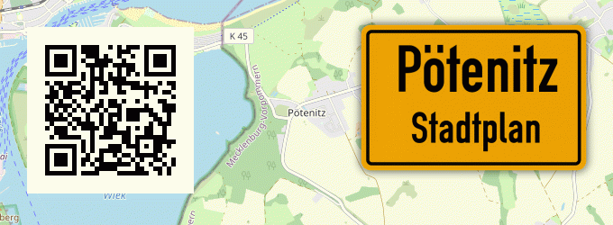 Stadtplan Pötenitz