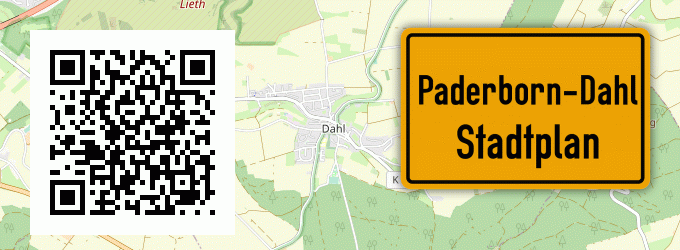 Stadtplan Paderborn-Dahl