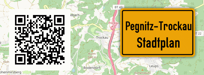 Stadtplan Pegnitz-Trockau