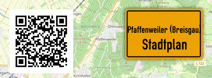 Stadtplan Pfaffenweiler (Breisgau)