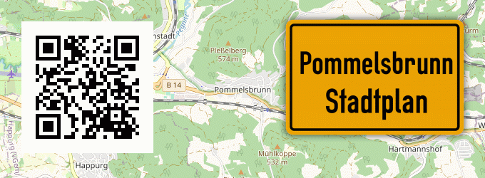 Stadtplan Pommelsbrunn