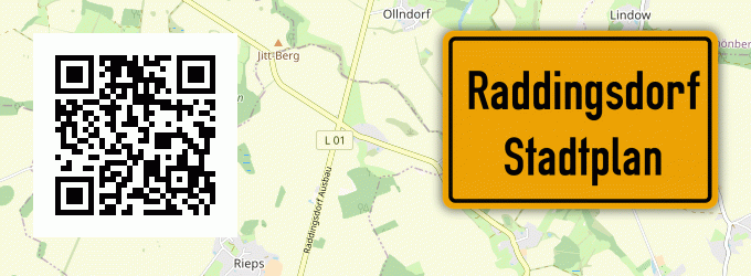 Stadtplan Raddingsdorf