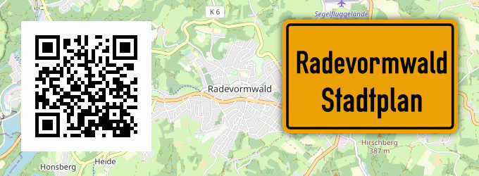 Stadtplan Radevormwald