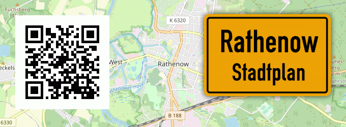 Stadtplan Rathenow