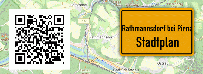 Stadtplan Rathmannsdorf bei Pirna