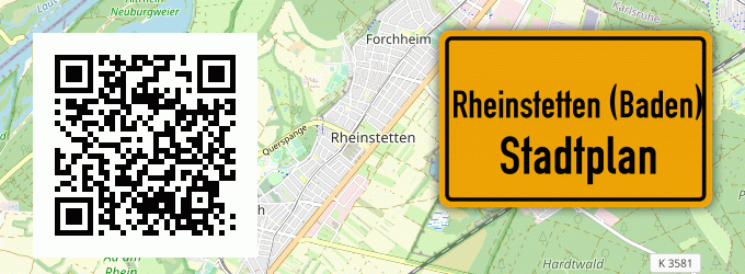 Stadtplan Rheinstetten (Baden)
