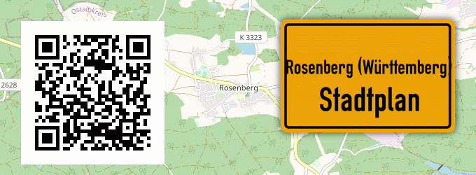 Stadtplan Rosenberg (Württemberg)