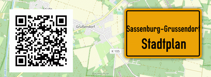 Stadtplan Sassenburg-Grussendorf
