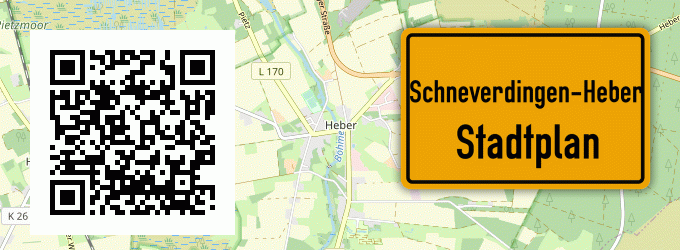 Stadtplan Schneverdingen-Heber
