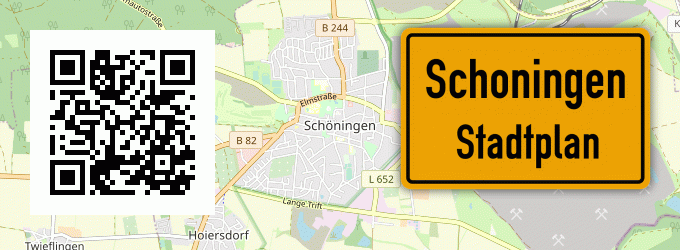 Stadtplan Schoningen