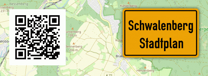 Stadtplan Schwalenberg