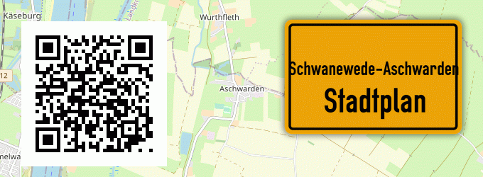 Stadtplan Schwanewede-Aschwarden