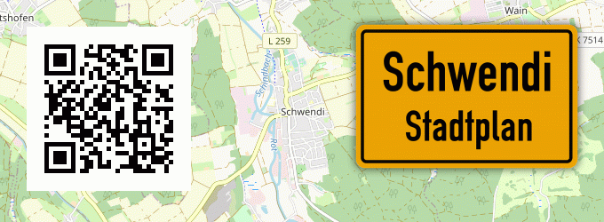 Stadtplan Schwendi