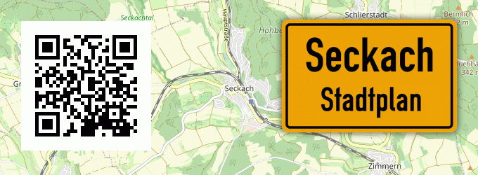 Stadtplan Seckach