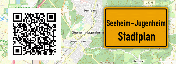 Stadtplan Seeheim-Jugenheim