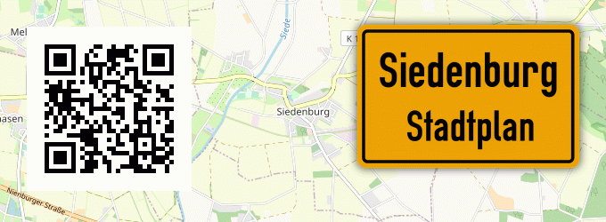 Stadtplan Siedenburg