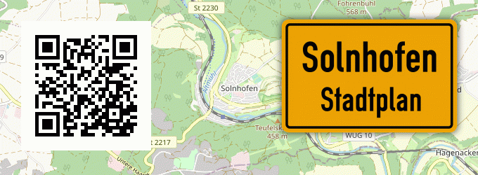 Stadtplan Solnhofen
