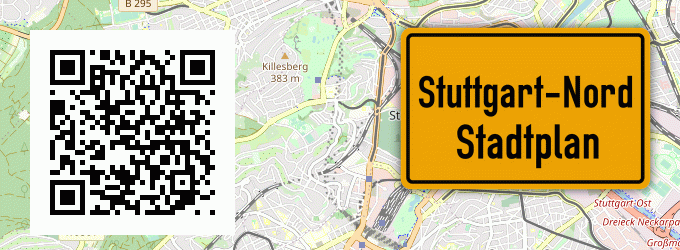 Stadtplan Stuttgart-Nord