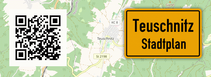 Stadtplan Teuschnitz