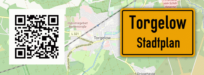 Stadtplan Torgelow