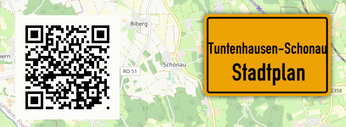 Stadtplan Tuntenhausen-Schonau