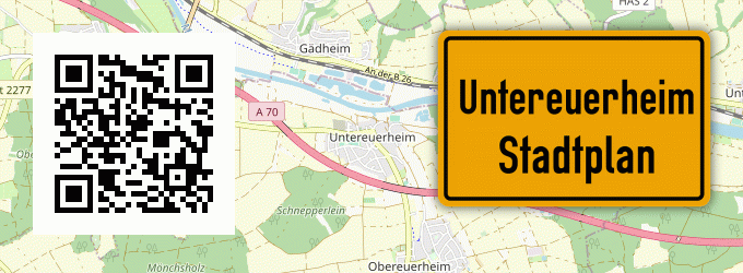Stadtplan Untereuerheim