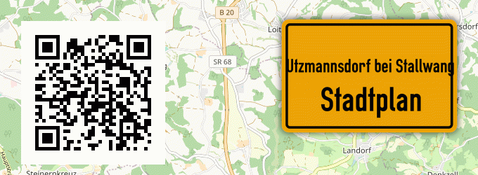 Stadtplan Utzmannsdorf bei Stallwang