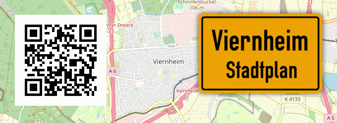 Stadtplan Viernheim