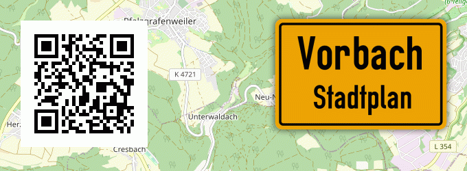 Stadtplan Vorbach