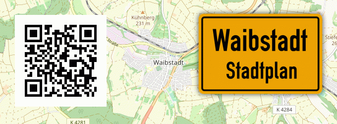 Stadtplan Waibstadt