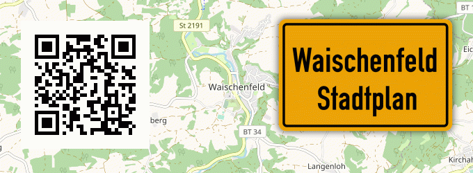 Stadtplan Waischenfeld