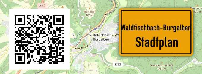 Stadtplan Waldfischbach-Burgalben