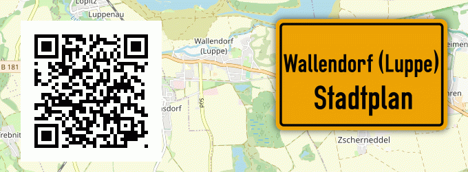 Stadtplan Wallendorf (Luppe)