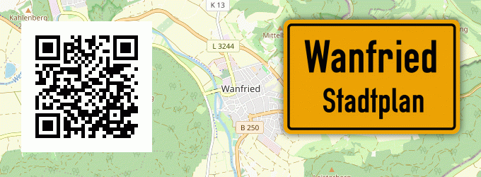 Stadtplan Wanfried