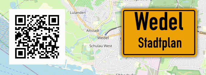 Stadtplan Wedel