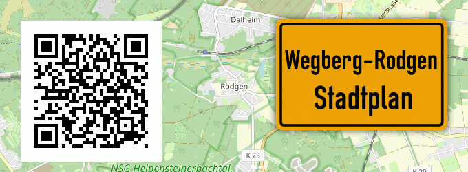 Stadtplan Wegberg-Rodgen