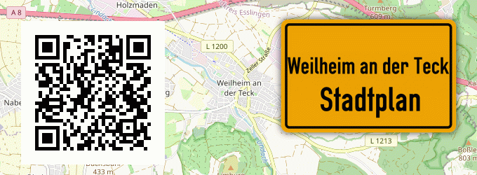 Stadtplan Weilheim an der Teck