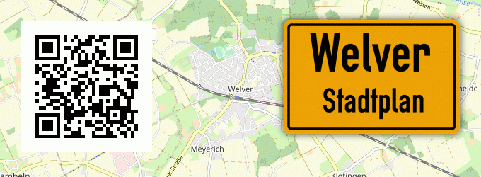 Stadtplan Welver