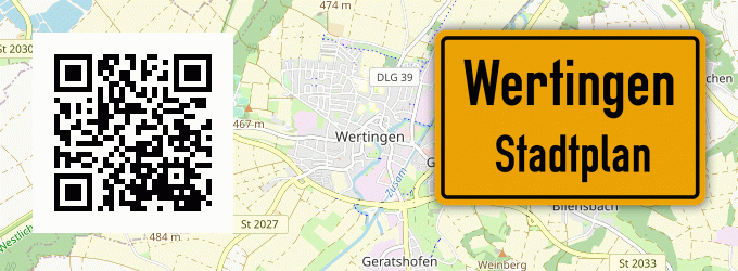 Stadtplan Wertingen