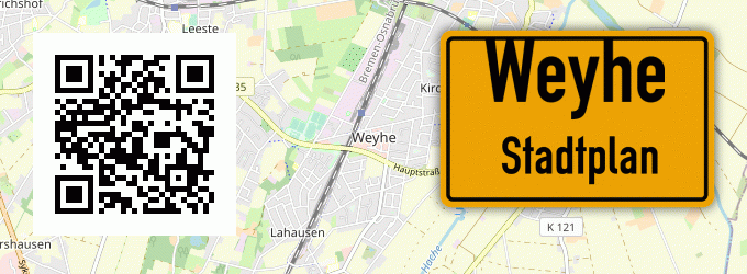 Stadtplan Weyhe