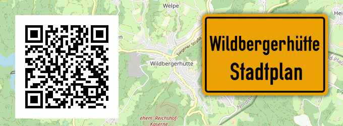 Stadtplan Wildbergerhütte