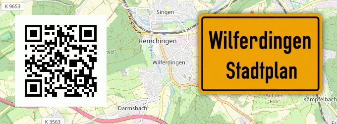 Stadtplan Wilferdingen