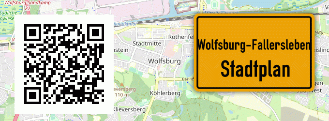 Stadtplan Wolfsburg-Fallersleben