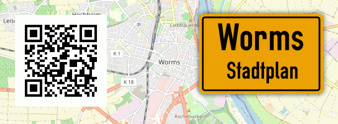 Stadtplan Worms