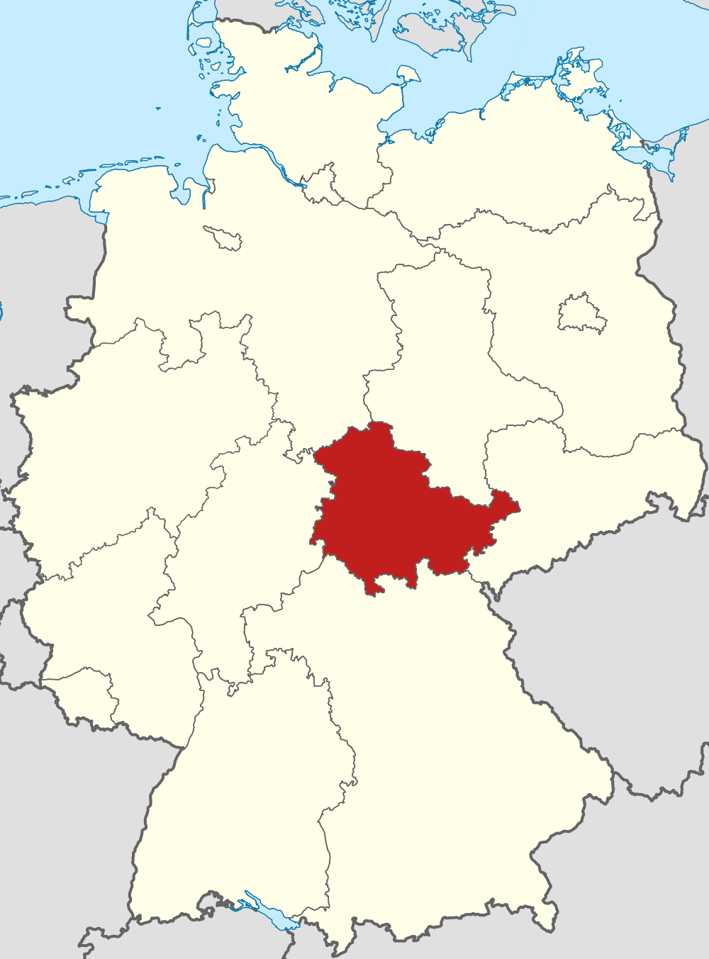 Bundesland Thueringen