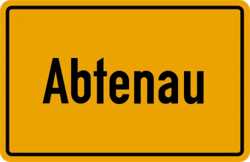 Ortsschild Abtenau