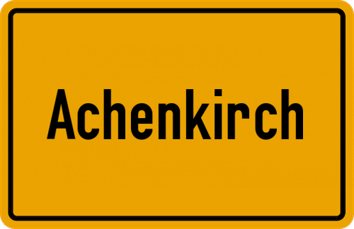 Ortsschild Achenkirch