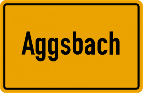 Ortsschild Aggsbach