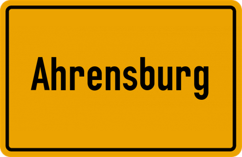 Ort Ahrensburg zum kostenlosen Download